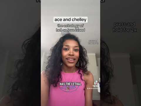 ace and chelley: astrology of hell on #loveisland #loveislandusa #astrology #chelley #realitytv