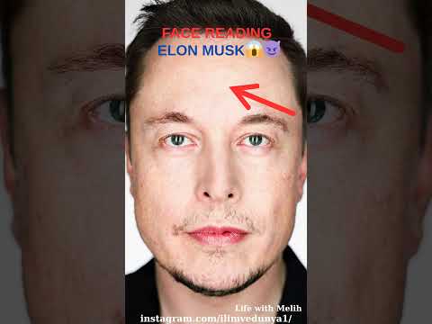 Elon Musk Face Reading and Physiognomy Analysis | Celebrity -Famous Rich Astrology Numerology #short