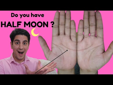 🌙 4 things will happen if you have this HALF MOON on your palms