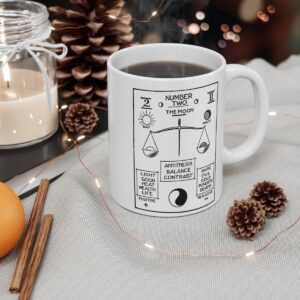 life path 2 numerology design custom print coffee mug