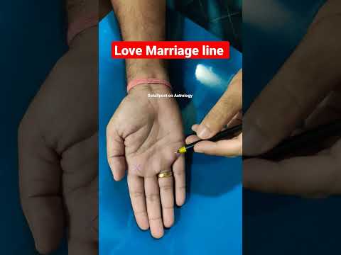 Love marriage line | Palmistry #palmistry #astrology #marriage #love #loveline #lovemarriage