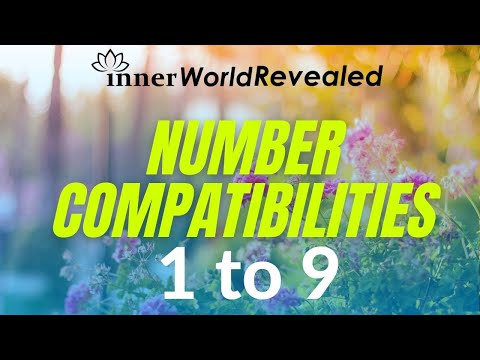 NUMBER COMPATIBILITIES 1 – 9 I Pythagorean Numerology I Aditi Ghosh I FIND COMPATIBLE NUMBERS