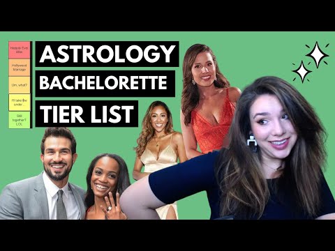 WHICH BACHELORETTE COUPLES ARE MOST COMPATIBLE?? II Astrology Tier-List Ranking by Zodiac Sign!!✨