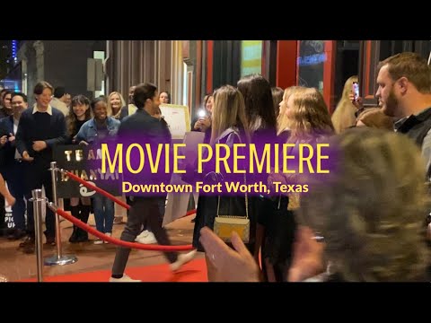 Zodiac Crush Movie Premiere in Downtown Fort Worth | Private Red Carpet Event at Four Day Weekend